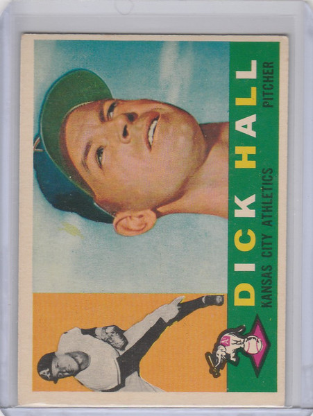 1960 Topps #308 Dick Hall Kansas City Athletics EXMT P