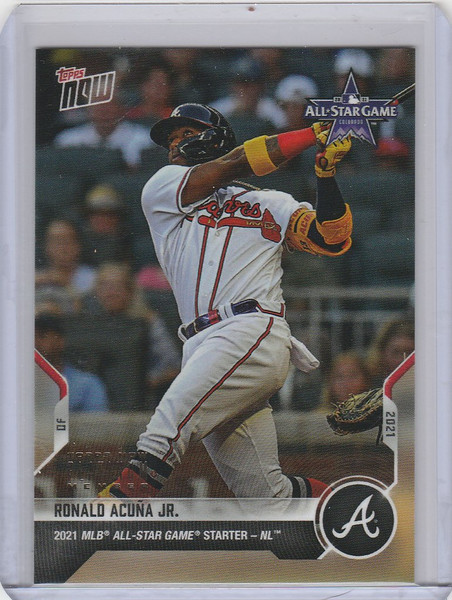 2021 Topps Now Platinum All-Star Game #ASG-14 Ronald Acuna Atlanta Braves