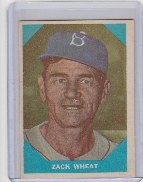 1960 Fleer Baseball Greats #12 Zack Wheat Brookyln Dodgers EXMT