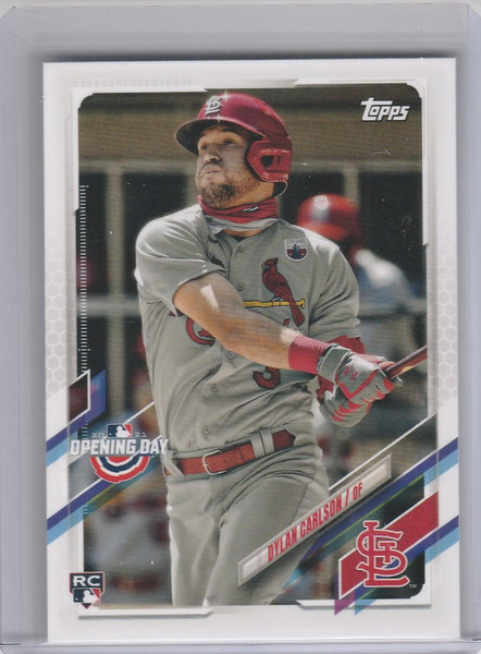 2021 Topps Opening Day #152 Dylan Carlson St Louis Cardinals