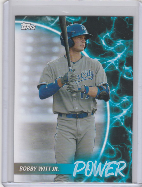 2021 Topps Power #TC-15 Bobby Witt Jr Kansas City Royals