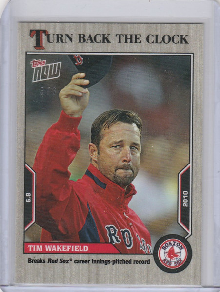 2022 TOPPS TURN BACK THE CLOCK ASH PARALLEL #70 TIM WAKEFIELD RED SOX 3/3