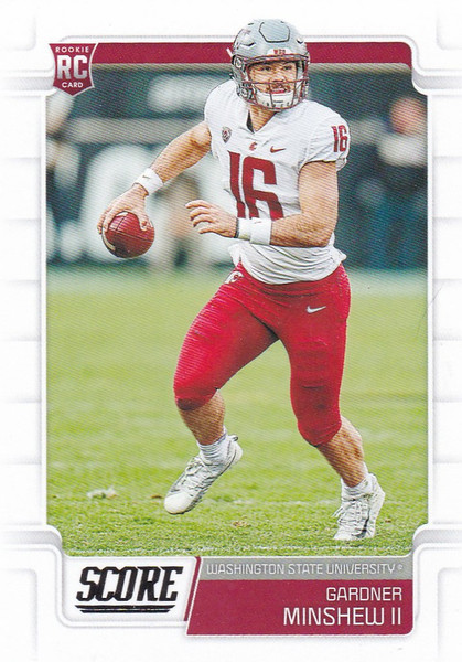 2019 Score #366 Gardner Minshew II RC Rookie Washington State