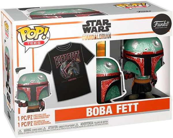 Funko Pop! Tees Star Wars Boba Fett T-Shirt & Vinyl Figure Set
