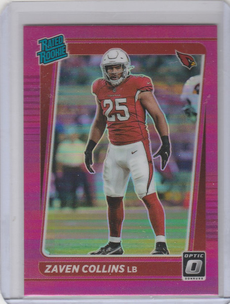 2021 Donruss Optic Pink Prizm #265 Zaven Collins Arizona Cardinals