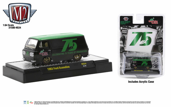 M2 Machines 1:64 Turtle Wax 1963 Ford Econoline Release HS24