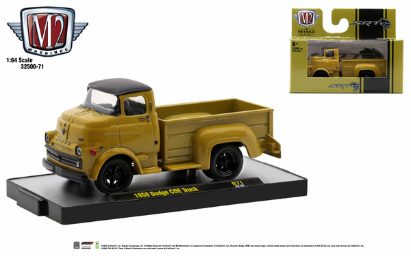 M2 Machines Auto Thentics 1:64 Release 71 1958 Dodge COE Truck