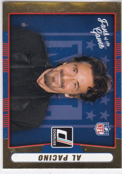 2016 Donruss #2 Al Pacino Gold Fans of the Game Insert