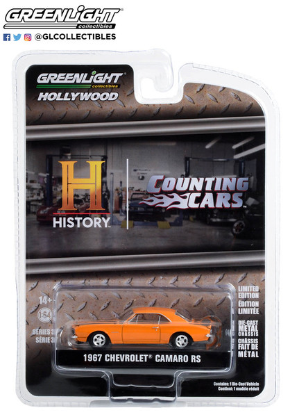 Greenlight 1:64 Hollywood Series 37 1967 Chevrolet Camaro RS Counting Cars