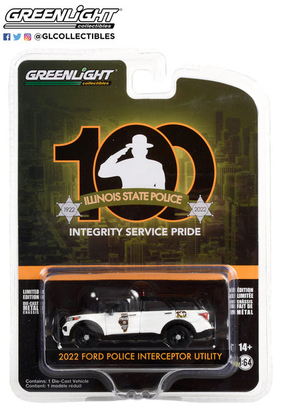 Greenlight 1:64 Anniversary Series 14 2022 Ford Police Interceptor Utility