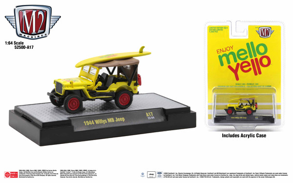 M2 Machines Coca-Cola Release A17 1944 Willys MB Jeep
