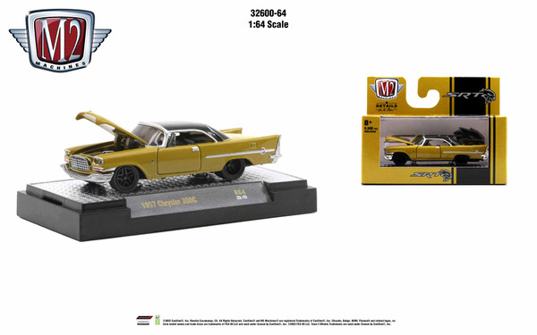 M2 Machines 1:64 Auto Thentics 1957 Chrysler 300C Release 64