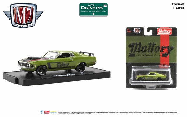 M2 Machines Auto-Drivers 1:64 R83 1970 Ford Mustang Boss 429