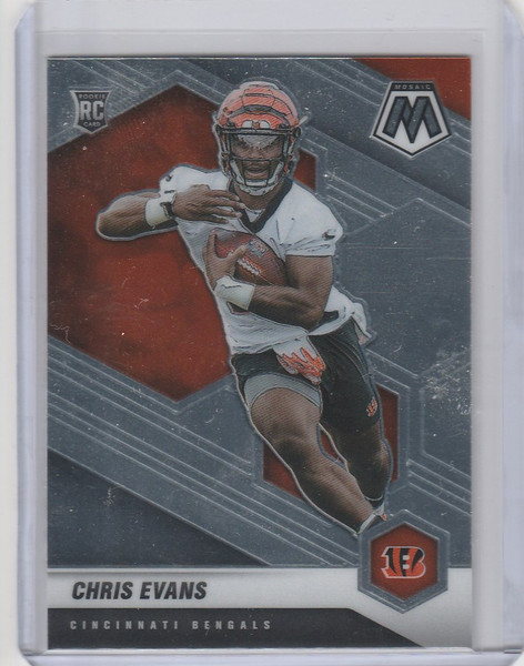 2021 Panini Mosaic #379 Chris Evans Cincinnati Bengals