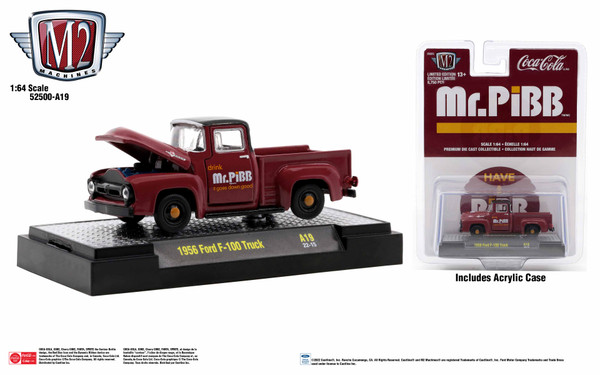 M2 Machines Coca-Cola Release A19 1956 Ford F-100 Truck