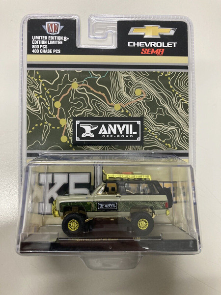 M2 Machines SEMA Anvil 1:64 1973 Chevrolet K5 Blazer FL09 Limited Edition CHASE