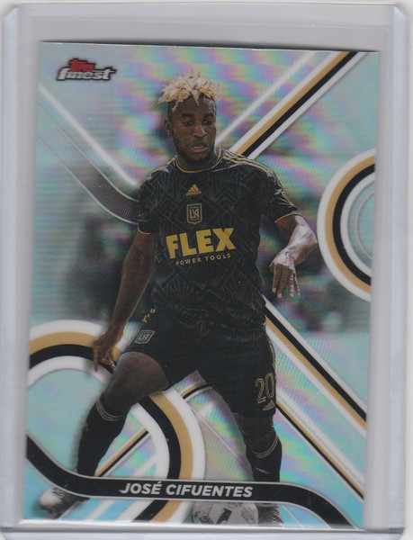 2022 Topps Finest MLS Refractor #44 Jose Cifuentes LAFC