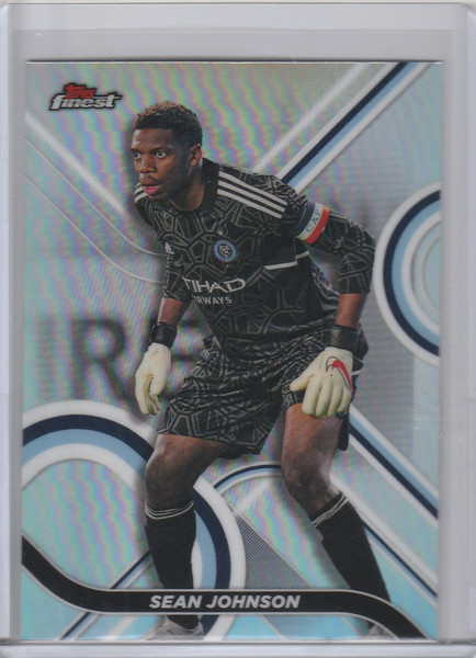 2022 Topps Finest MLS Refractor #31 Sean Johnson NYCFC