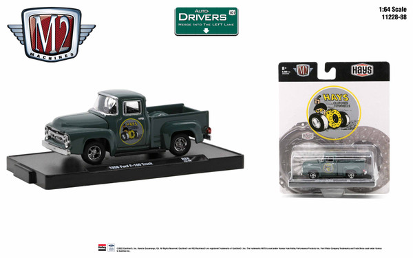 M2 Machines Auto-Drivers 1:64 R88 1956 Ford F-100 Truck