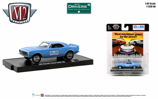 M2 Machines Auto-Drivers 1:64 R88 1967 Chevrolet Camaro 396
