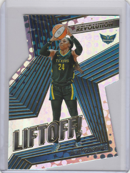 2021-22 Panini WNBA Revolution Lift Off Diecut #7 Arike Ogunbowale Dallas Wings