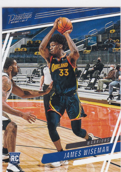 2020-21 Panini Presitge #52 James Wiseman RC Golden State Warriors