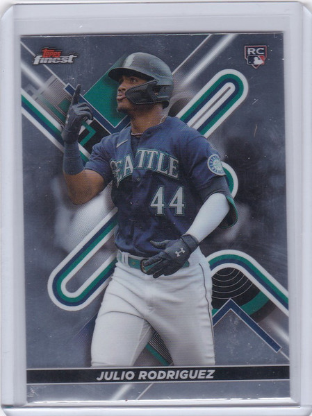 2022 Topps Finest #23 Julio Rodriguez Base Rc Seattle Mariners