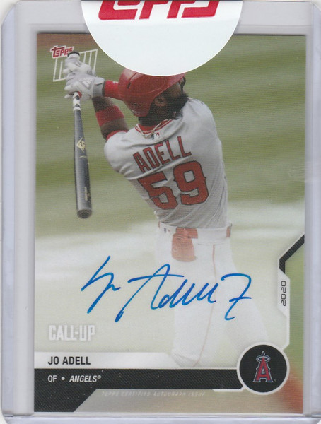 2020 Topps Now Platinum Auto Jo Adell Los Angeles Angels