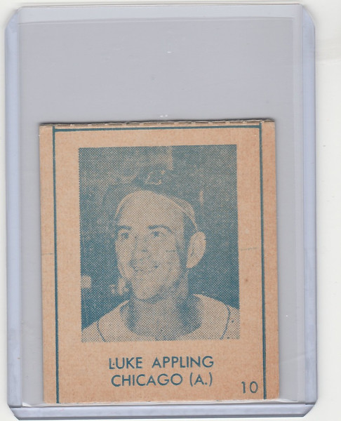 1948 R346 Blue Tint #10 Luke Appling Chicago White Sox