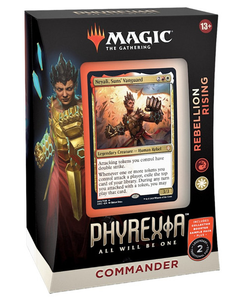 Magic The Gathering: Phyrexia Commander Rebellion Rising