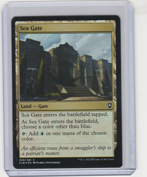 Magic Battle for Baldur's Gate Sea Gate 359 Near Mint Foil