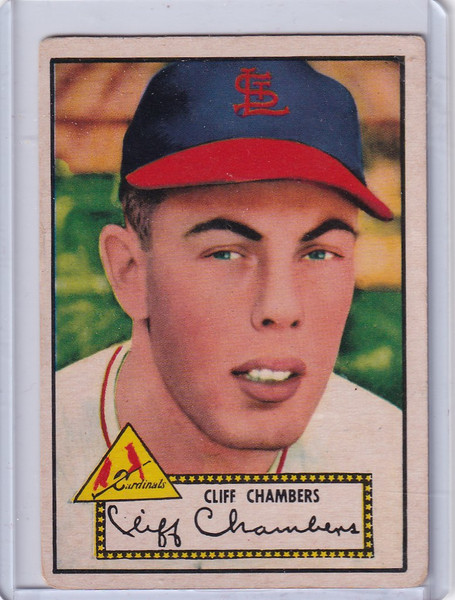 1952 Topps Baseball #68 Cliff Chamber St Louis Cardinals