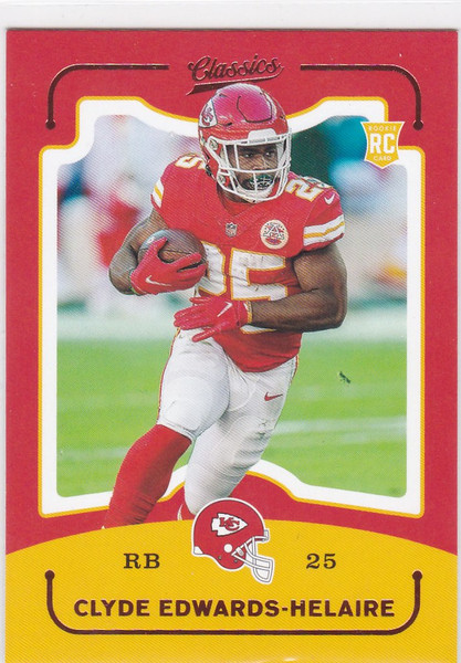 2020 Classics #CL-8 Clyde Edwards-Helaire RC Kansas City Chiefs