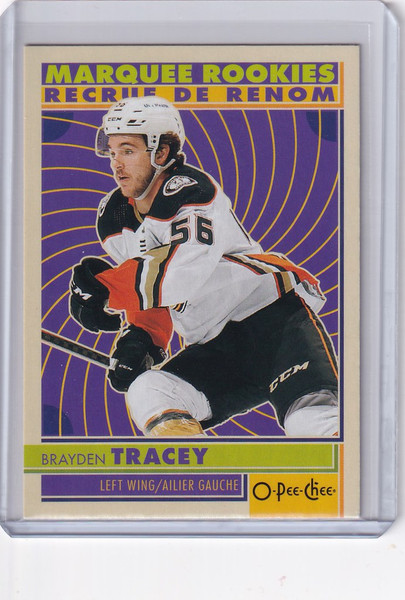 2022-23 OPC Hockey Retro #548 Brayden Tracey - Anaheim Ducks