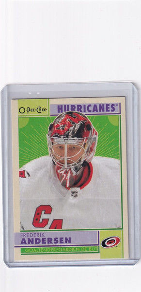 2022-23 OPC Hockey Retro #423 Frederik Andersen - Carolina Hurricanes