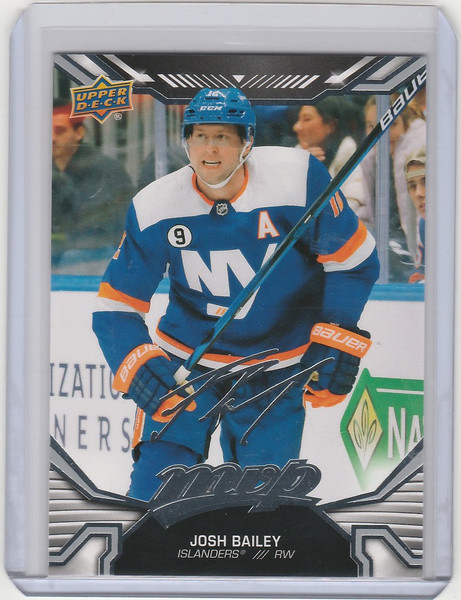 2022-23 Upper Deck MVP Silver Script #179 Josh Bailey New York Islanders