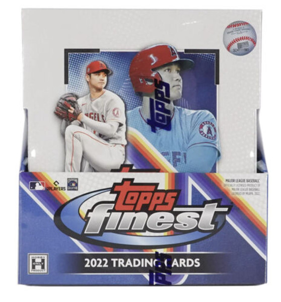 2022 Topps Finest Baseball Hobby Box 2 Mini Boxes (Total 12 Packs)