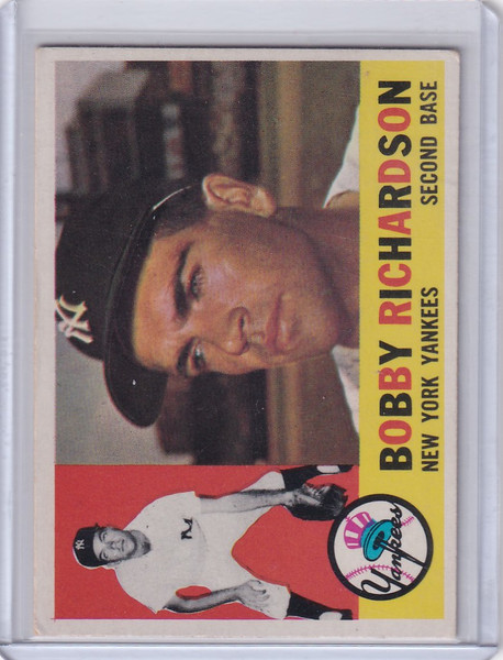1960 Topps Baseball #405 Bobby Richardson New York Yankees