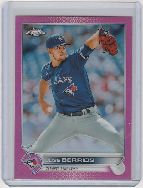 2022 Topps Chrome Pink #104 Jose Berrios - Toronto Blue Jays