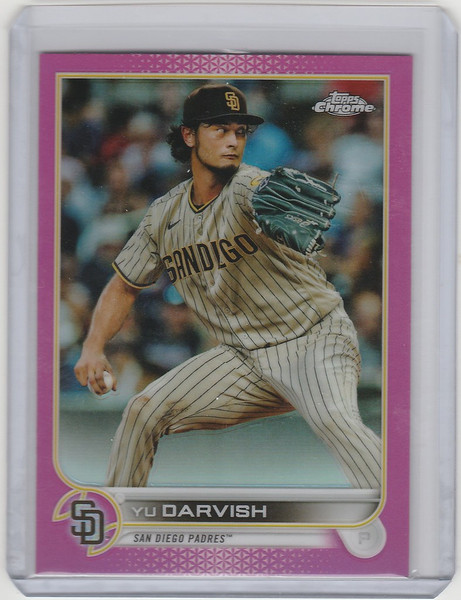 2022 Topps Chrome Pink #191 Yu Darvish - San Diego Padres