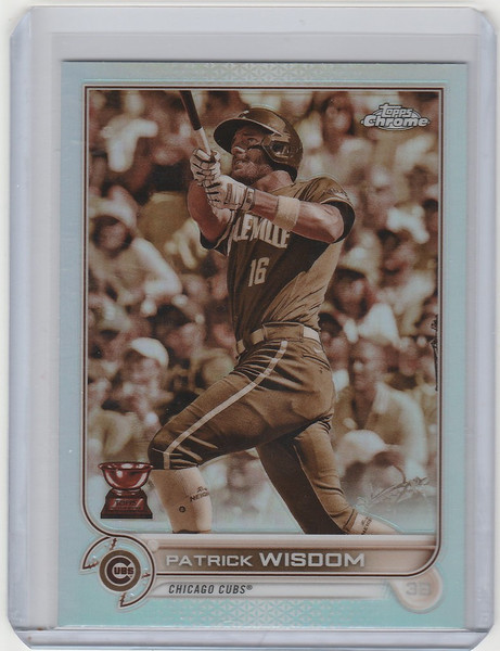 2022 Topps Chrome Sepia #198 Patrick Wisdom - Chicago Cubs