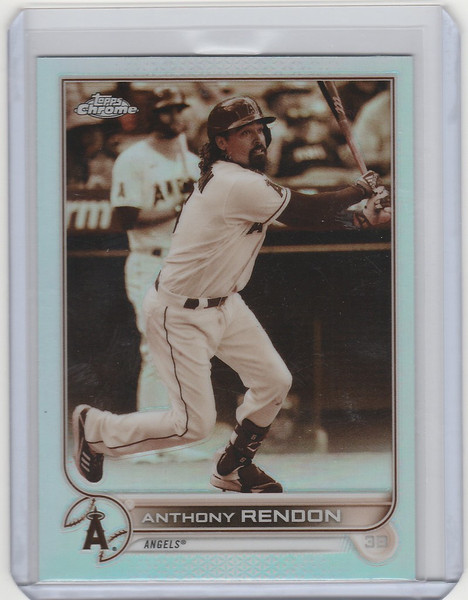 2022 Topps Chrome Sepia #126 Anthony Rendon - Los Angeles Angels