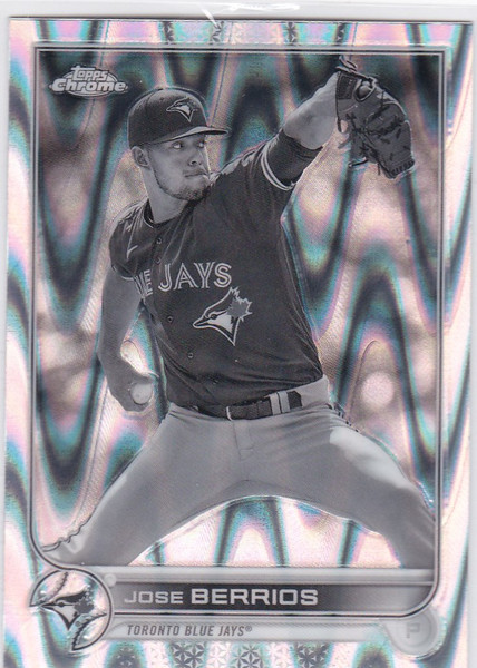 2022 Topps Chrome #108 Jose Berrios Ray wave Toronto Blue Jays