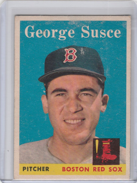 1958 Topps Baseball #189 George Susce - Boston Red Sox