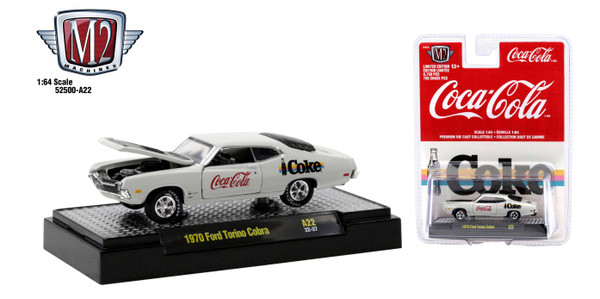 M2 Machines Coca-Cola Release A22 1970 Ford Torino Cobra