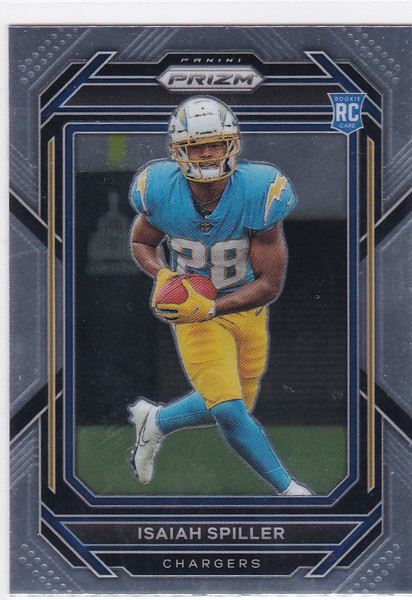2022 Prizm #324 Isaiah Spiller RC Chargers