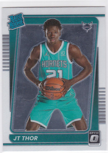 2021-22 Donruss Optic #172 JT Thor Rated Rookie Charlotte Hornets
