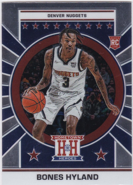 2021-22 Hometown Heroes #660 Bone Hyland RC Denver Nuggets