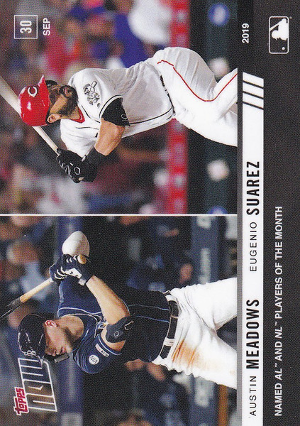 2019 TOPPS NOW #927 AUSTIN MEADOWS EUGENIO SUAREZ PLAYERS OF MONTH