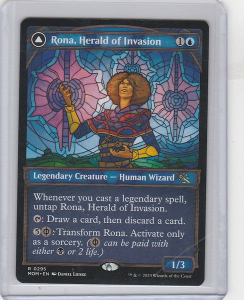 Magic March of the Machine 295 Rona, Herald of Invasion (Showcase) Near Mint